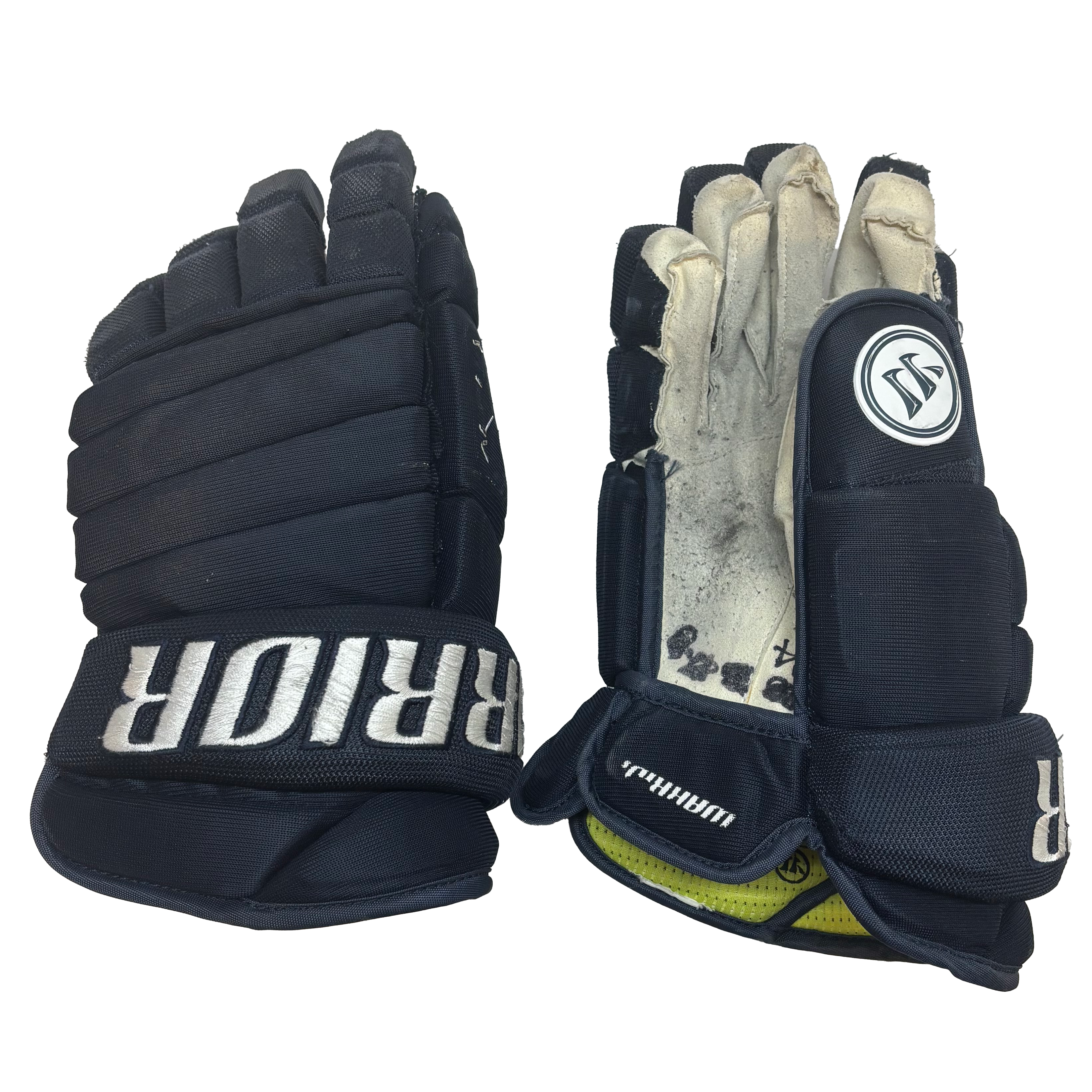 Warrior Alpha - Used Pro Stock Hockey Glove (Navy)